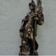 Figurka św. Floriana ze sztandarem 91 cm