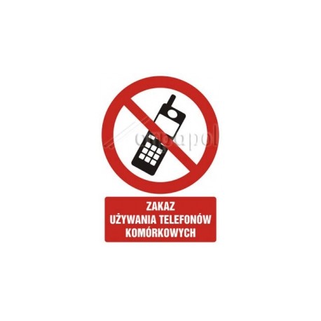 Z.GC Zakaz używania telefonów komórkowych 030 DJPN