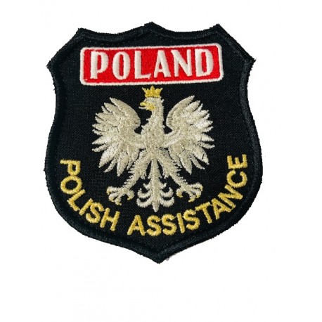Emblemat haftowany Polish Assistance