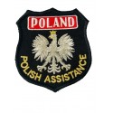 Emblemat haftowany Polish Assistance