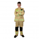 Piaskowy dziecięcy strój strażaka Nomex